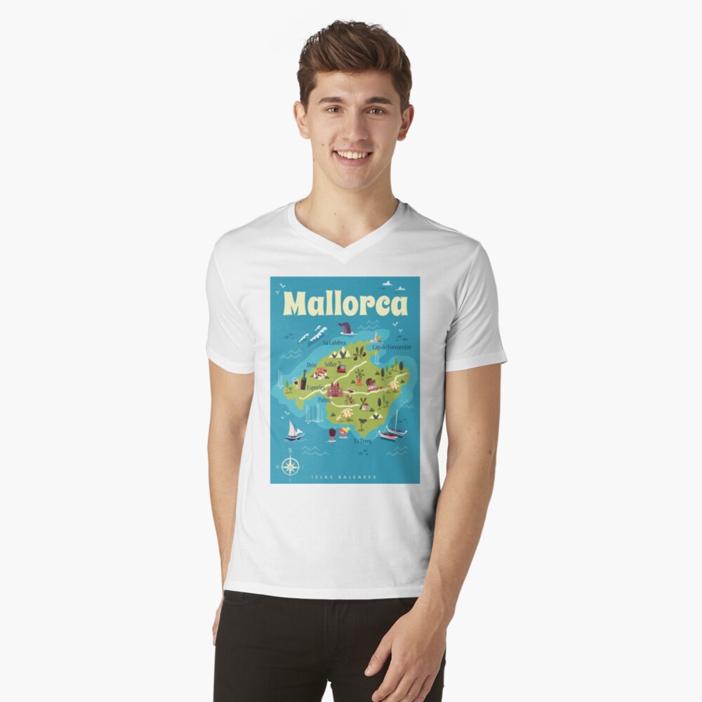 Item preview, V-Neck T-Shirt designed and sold by GAGodel.
