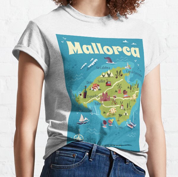 Mallorca Plakat Classic T-Shirt