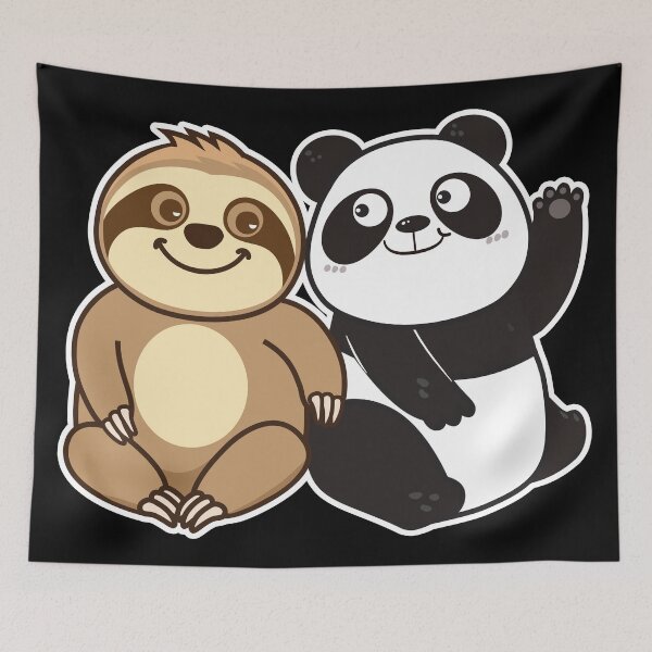 Item preview, Sloth Panda designed and sold by plushism.
