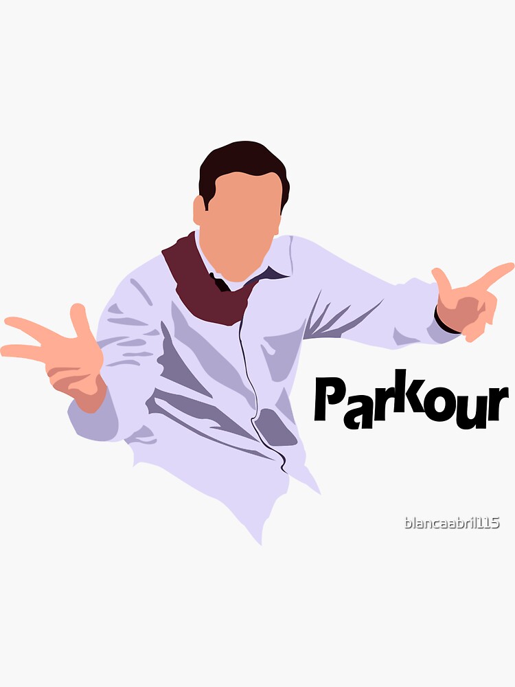 The Office Logo Parkour Vinyl Sticker - Official The Office Merchandise