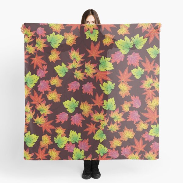 Fall Splendor in Brown Scarf
