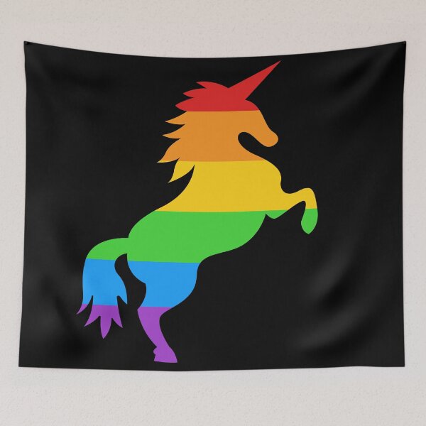 Item preview, Rainbow Unicorn designed and sold by TrueTrippyArts.