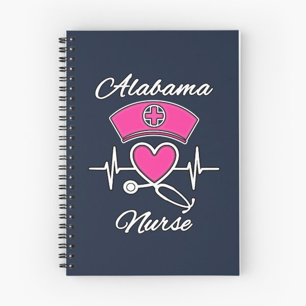Item preview, Alabama Nurse - Nurse Hat, Heart, and Stethoscope Design designed and sold by Drucifer76.