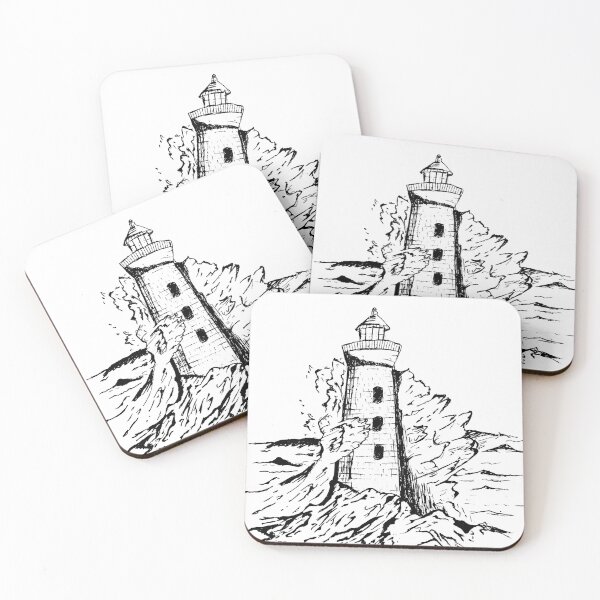 Item preview, lighthouse sketch designed and sold by artjojo.