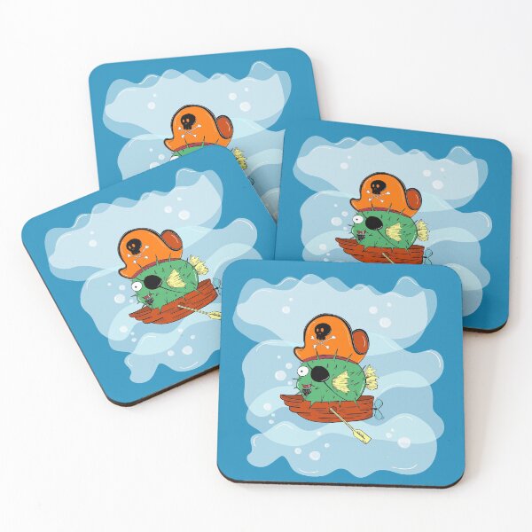 Item preview, Pirate fish  designed and sold by Cat N' Doodles.