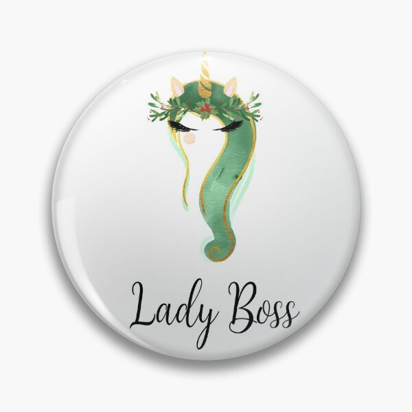 Item preview, Elegant Lady Boss Christmas Design with Beautiful Unicorn designed and sold by BlushPearls.