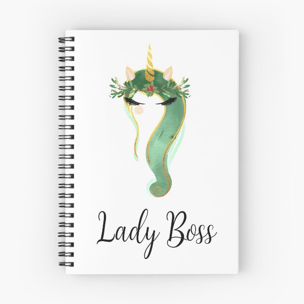 Item preview, Elegant Lady Boss Christmas Design with Beautiful Unicorn designed and sold by BlushPearls.