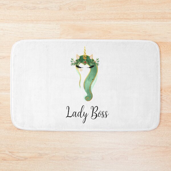Item preview, Elegant Lady Boss Christmas Design with Beautiful Unicorn designed and sold by BlushPearls.