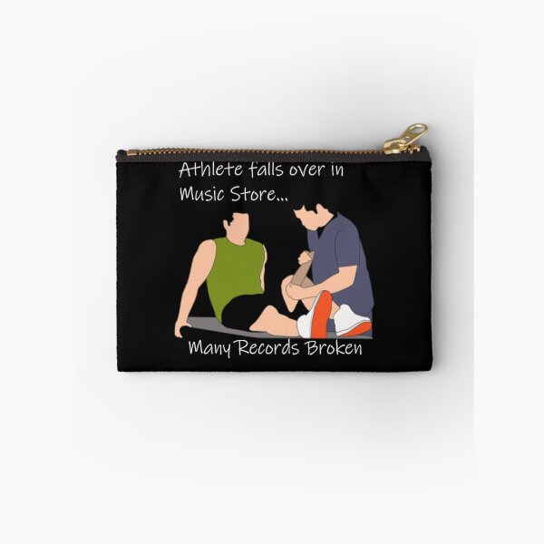 Item preview, Athlete falls over in music shop designed and sold by PillowPuns.