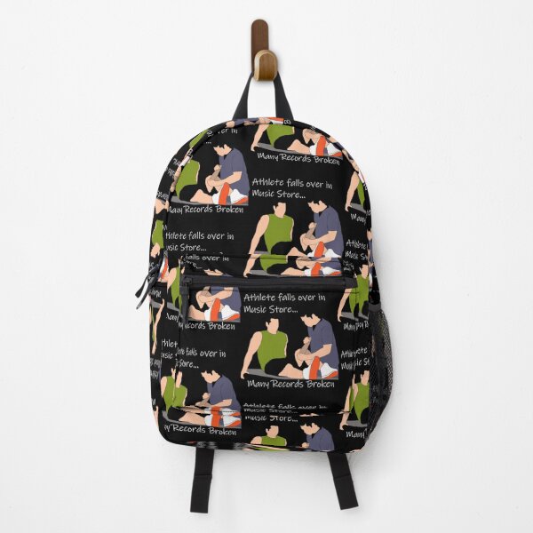 Item preview, Athlete falls over in music shop designed and sold by PillowPuns.