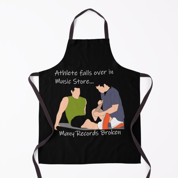 Item preview, Athlete falls over in music shop designed and sold by PillowPuns.