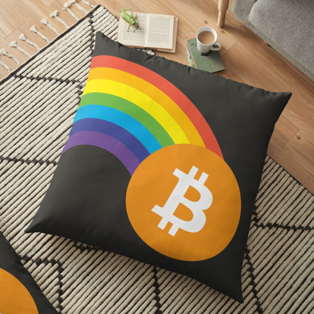 Bitcoin Pot Floor Pillow