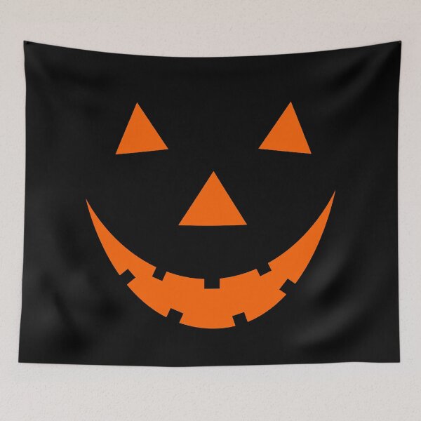 Item preview, Black halloween pumpkin face designed and sold by Salma Ismail.
