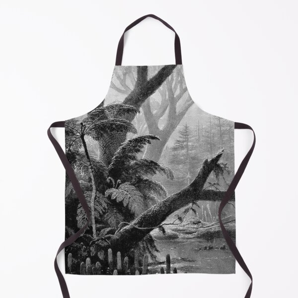 Item preview, Early planet Earth plants by Heinrich Harder art vintage illustration designed and sold by Vintage Designs +.