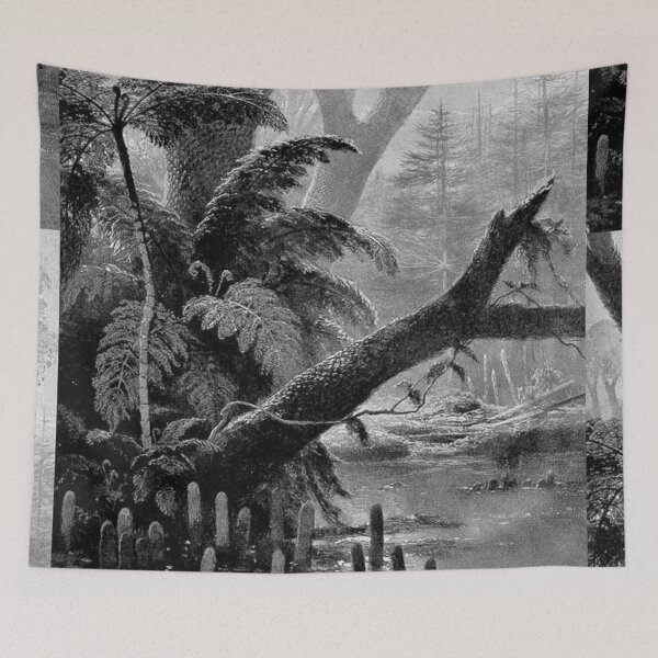 Item preview, Early planet Earth plants by Heinrich Harder art vintage illustration designed and sold by Vintage Designs +.