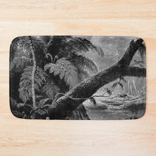 Item preview, Early planet Earth plants by Heinrich Harder art vintage illustration designed and sold by Vintage Designs +.