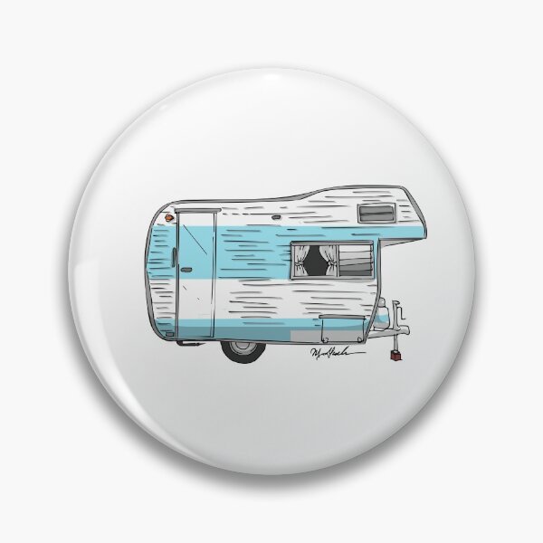 Item preview, Small Blue and White Camper no chairs designed and sold by Michael Garber.