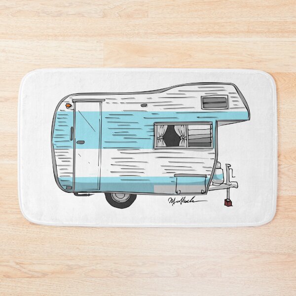 Item preview, Small Blue and White Camper no chairs designed and sold by Michael Garber.