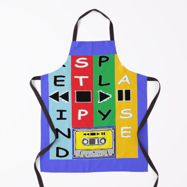 Item preview, Tape retro Rewind stop play pause by LowEndGraphics designed and sold by LowEndGraphics.