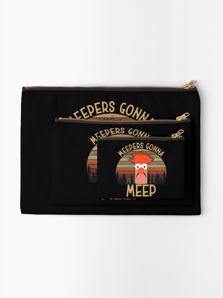 Alternate view of The muppet show beaker meepers gonna meep Zipper Pouch