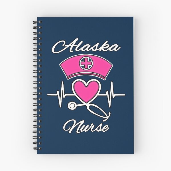 Item preview, Alaska Nurse - Nurse Hat, Heart, and Stethoscope designed and sold by Drucifer76.