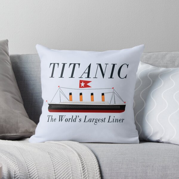 Don't Text And Titanic Funny Throw Pillows