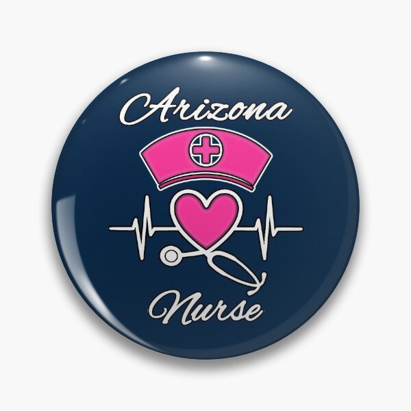 Item preview, Arizona Nurse - Nurse Hat, Heart, and Stethoscope designed and sold by Drucifer76.