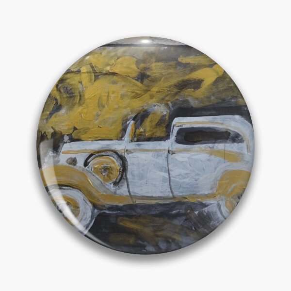 Item preview, white old car designed and sold by walterfest.