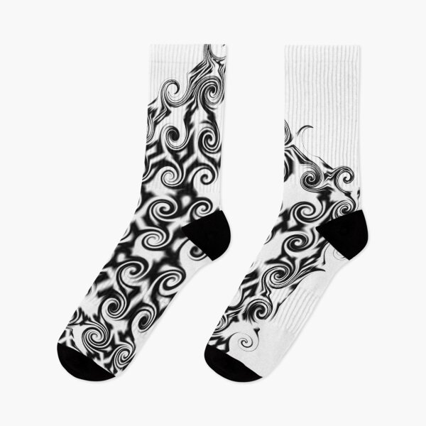 Item preview, Pentágono con rizos en blanco y negro designed and sold by taiche.