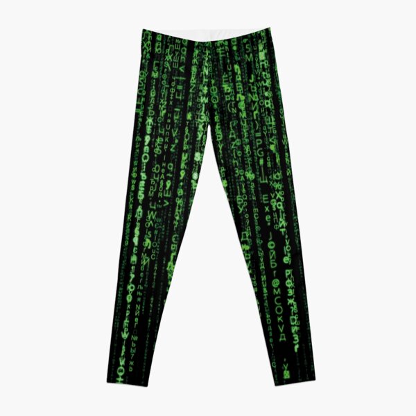 Matrix Green Code secret Password Leggings