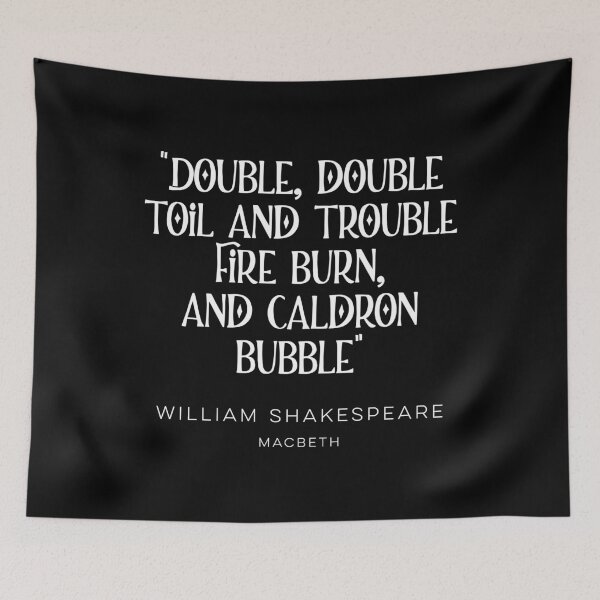 Item preview, Double Double Toil and Trouble designed and sold by wisemagpie.