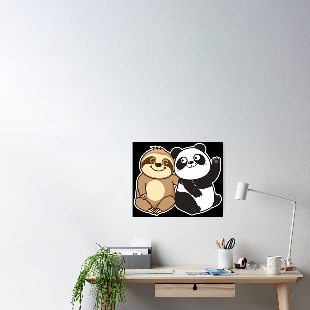 Sloth Panda - Friends Don't Let Friends Do Silly Thing Alone