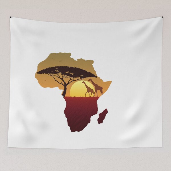 Item preview, Africa Continent Map  designed and sold by TimeOfTheFuture.