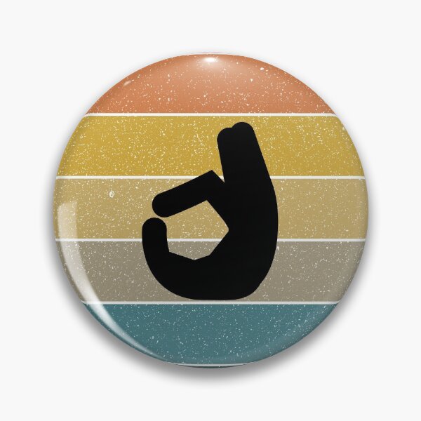 Item preview, Vintage Retro Sunset OK Sign, Circle Game designed and sold by valy010.