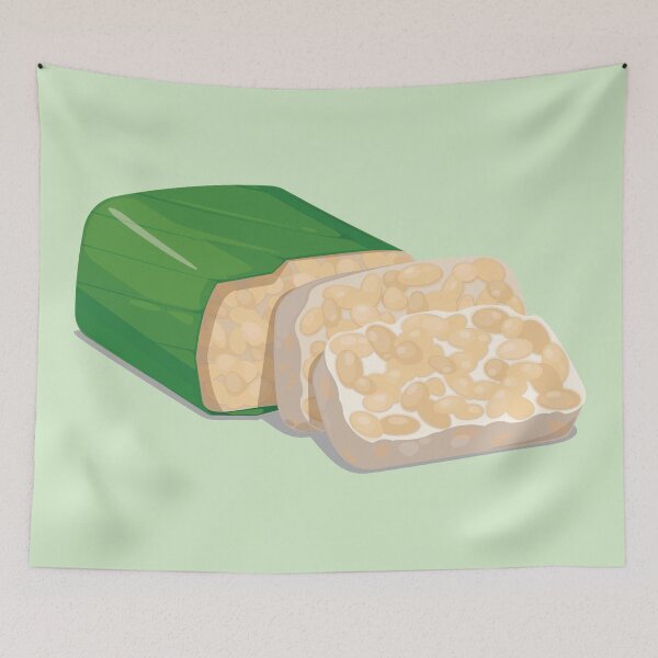 Item preview, Indonesian Tempe - Fermented Soybean Wrapped In Banana Leaves designed and sold by Alicia Chee.