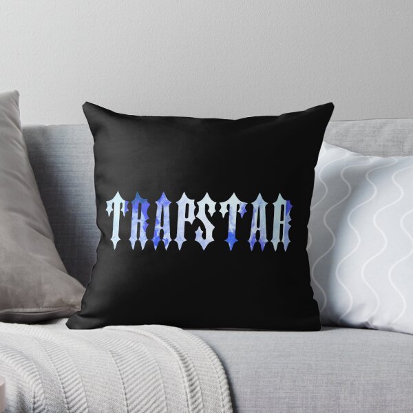 Trapstar London logo design Throw Pillow