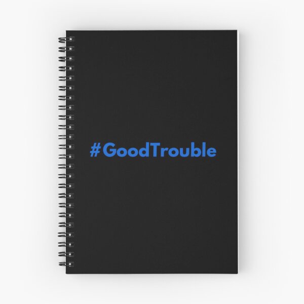 Item preview,  Hashtag Good Trouble blue text designed and sold by MerciMe.