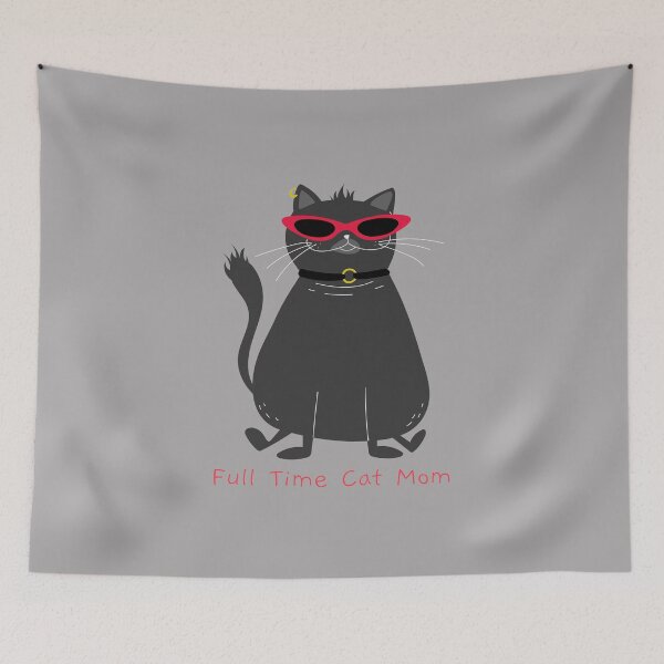 Item preview, Full Time Cat Mom designed and sold by OuDesigns.
