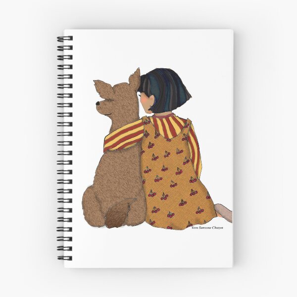 Item preview, A Girl And Her Pal designed and sold by Vera Sansone Chazen (veraspeaks).