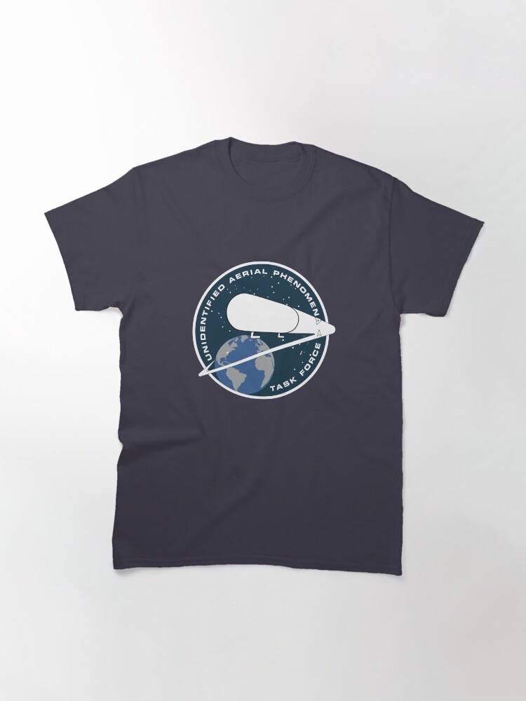 Thumbnail 2 of 7, Classic T-Shirt, Unidentified Aerial Phenomena Task Force (UAPTF) Tic Tac - Space Force Colour Variant designed and sold by Dan Zetterström.