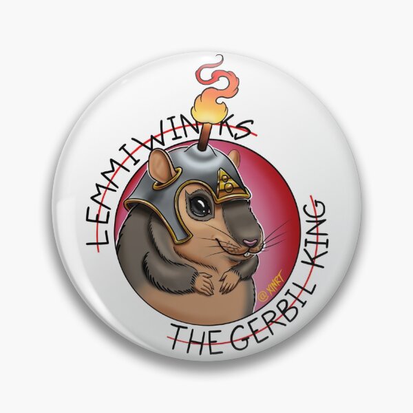 Item preview, Lemmiwinks the gerbil king sticker designed and sold by Xinrt.