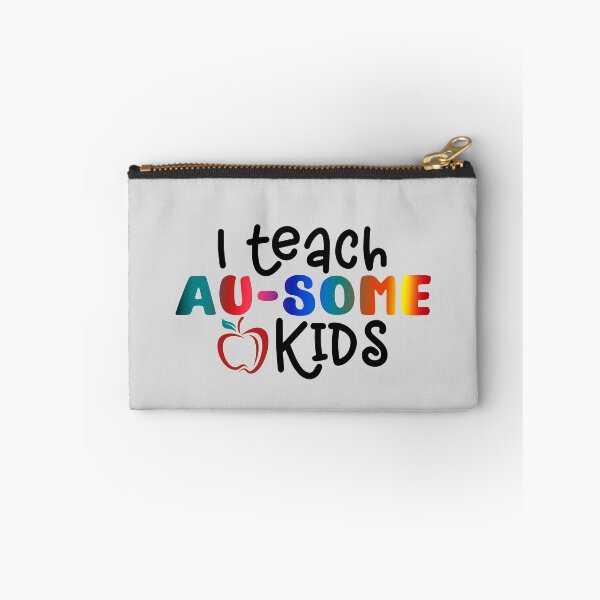 Item preview, I Teach Au-some Kids Awesome - Autism Awarness Apple Funny Pictures designed and sold by Dolphin Graphic.