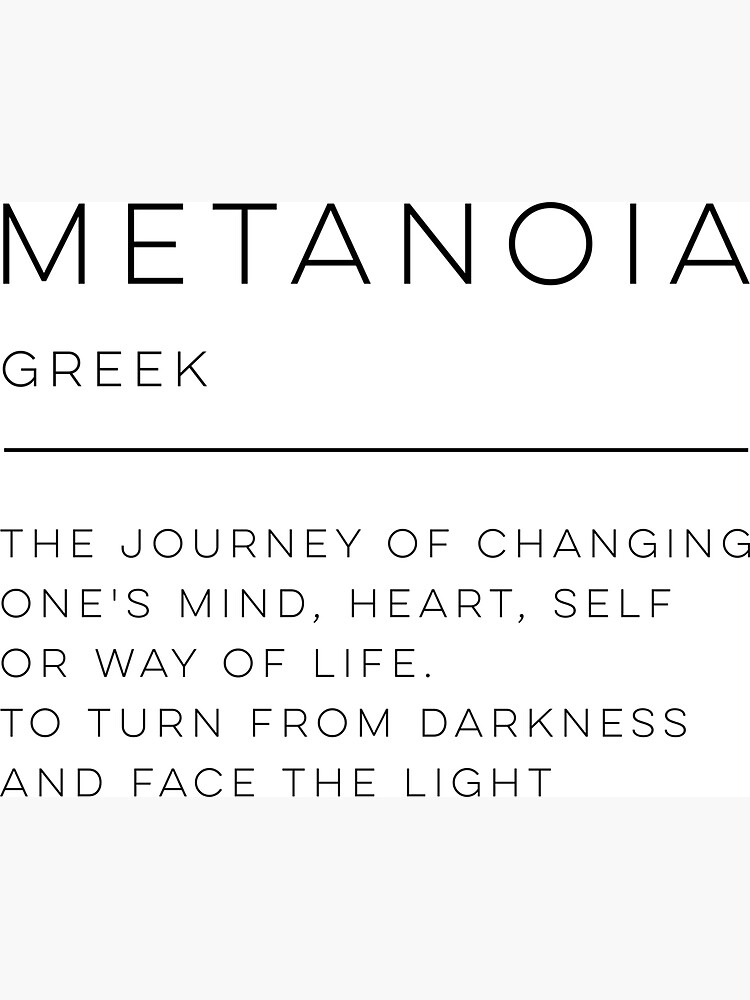 Metanoia Definition Magnet