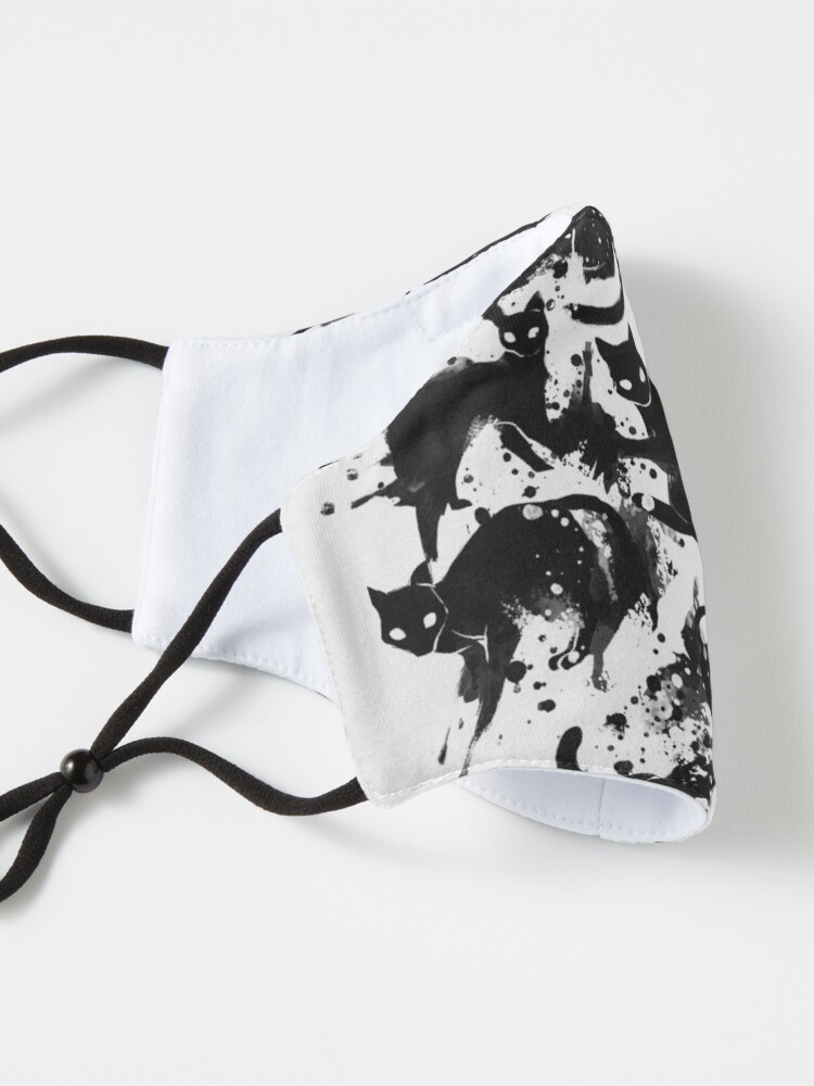 Alternate view of Rorschach Test Cat’s On My Mind Mask