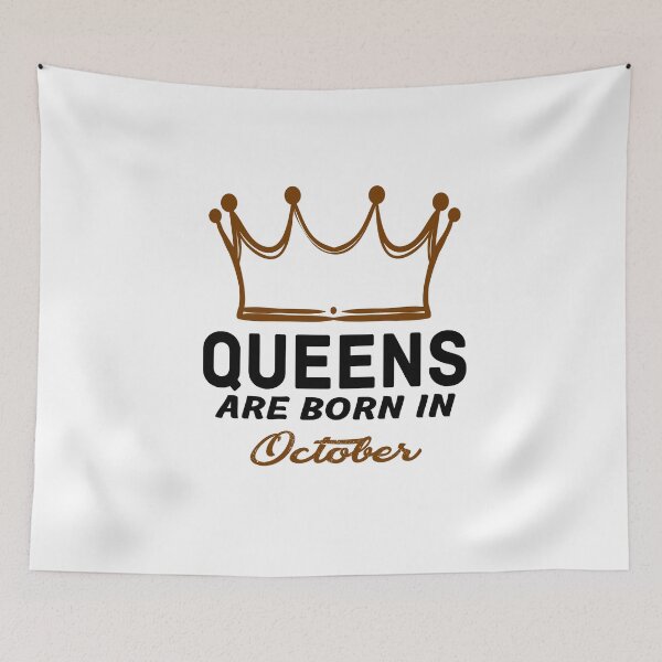 Item preview, All Women Are Created Equal But Queens Are Born In october designed and sold by Life Shop.