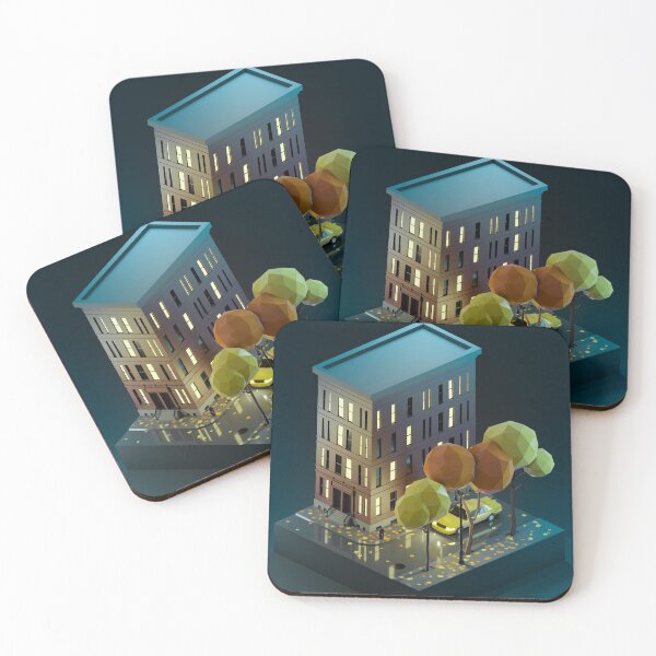 Item preview, Autumn City Street At Night designed and sold by Pelopoly.