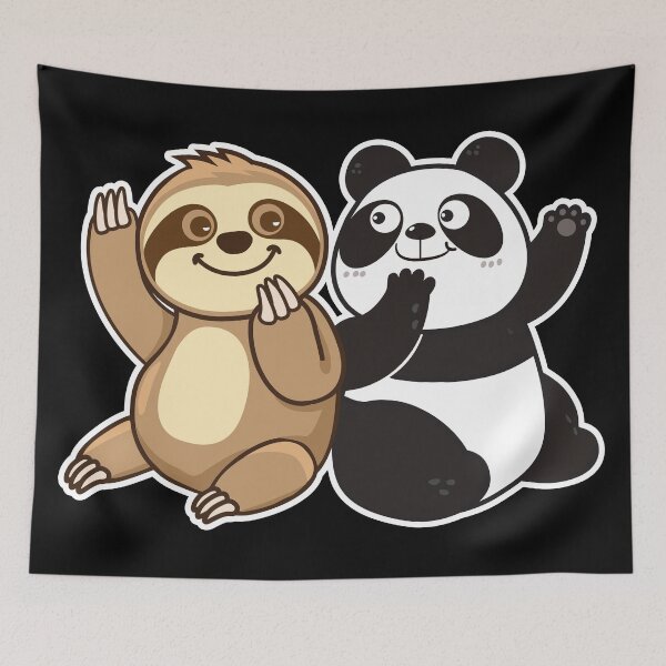 Item preview, Sloth Panda designed and sold by plushism.