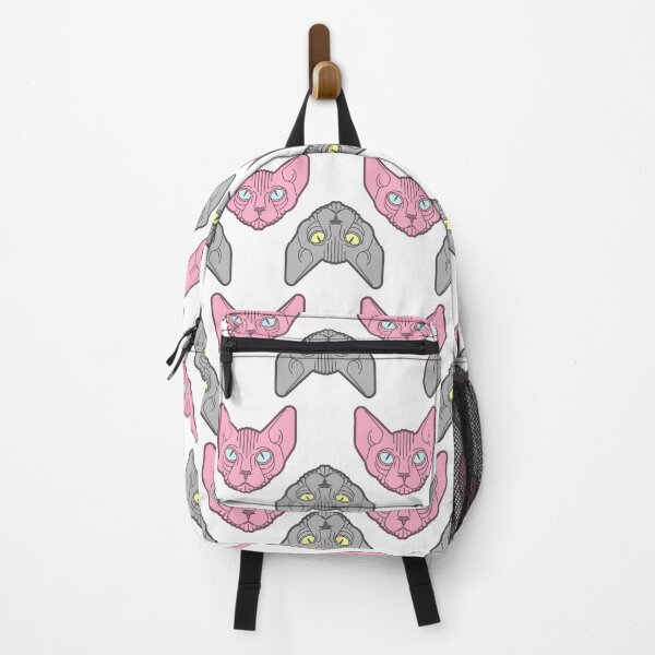 Item preview, Pink and Grey Sphinx Cat Pattern designed and sold by babypanda221.