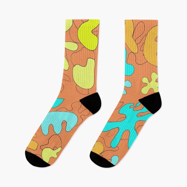 Item preview, Colorful Organic Shapes Hand Drawn Pattern Design designed and sold by NancyMerkle.