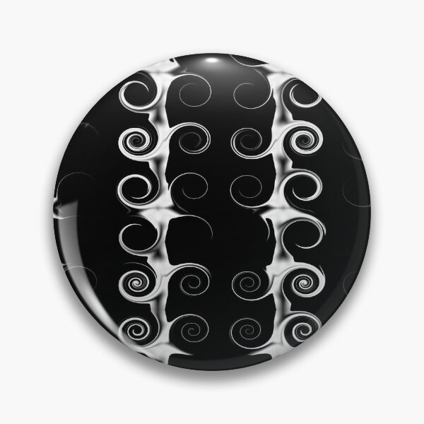 Item preview, Spirals and Swirls Black and White Vertical Stripe Pattern designed and sold by taiche.